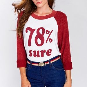 Wildfox "78% Sure" Sure-Ish Kim's Sweater BBJ